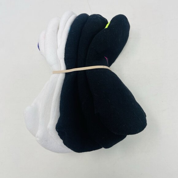 Hue Womens One Size Fits Most Soft Cotton 6 Pack Sneaker Liner Socks White 1548 - Picture 3 of 5